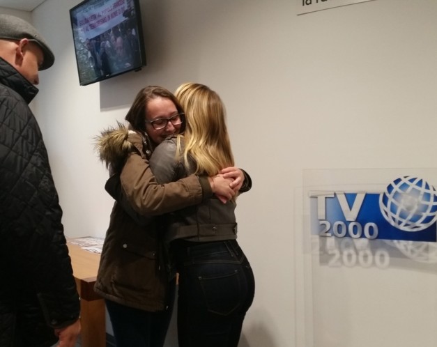 Anastacia incontra i fan, negli studi milanesi di TV2000 e radio InBlu