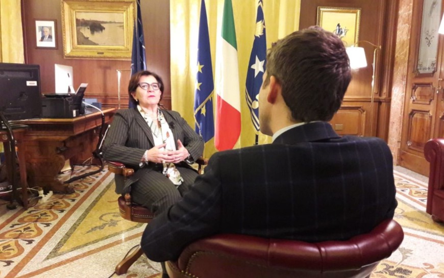 Intervista di Fabio Bolzetta al Ministro della Difesa Elisabetta Trenta
